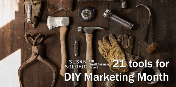 21 tools for diy marketing month