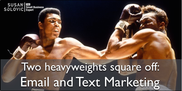 email and text marketing square off