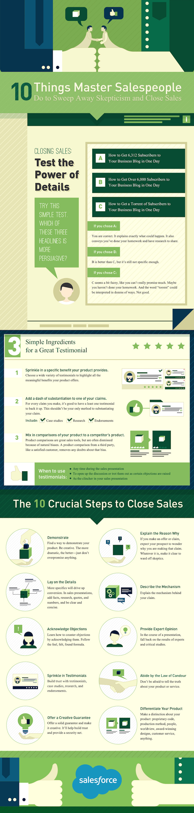 10 Things Master Salespeople Do to Sweep Away Skepticism and Close